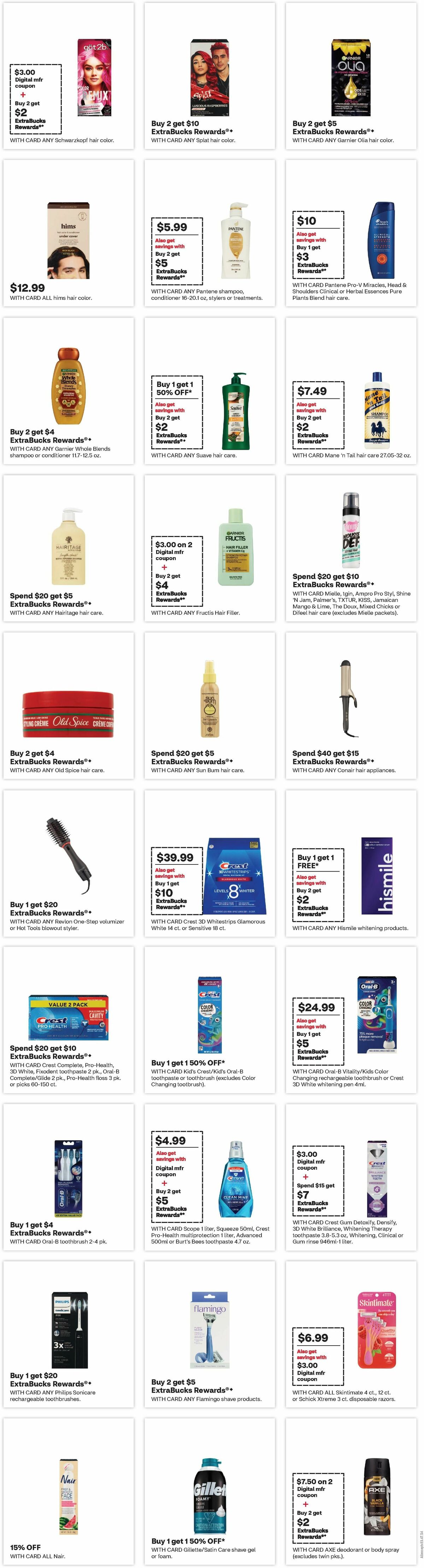 CVS Pharmacy Weekly Ad from August 18