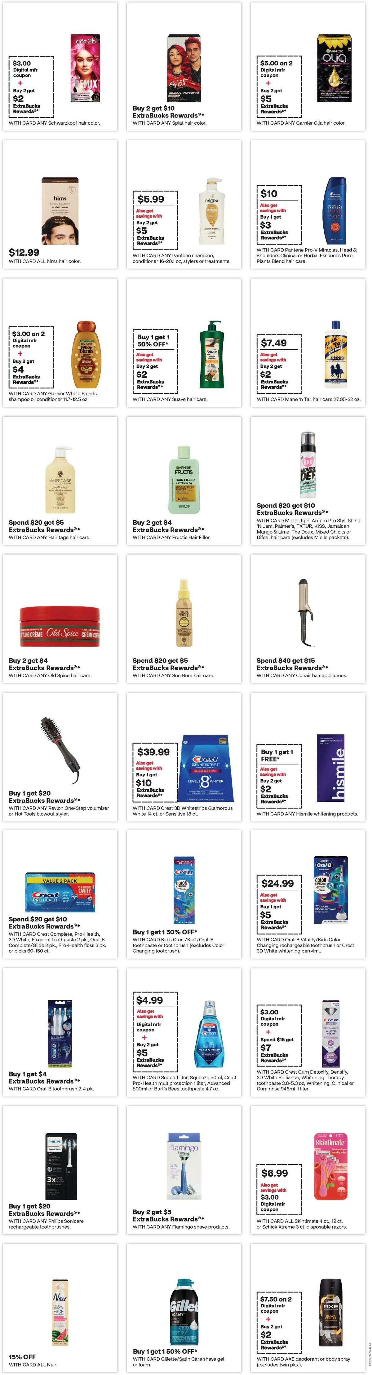 CVS Pharmacy Weekly Ad from August 25