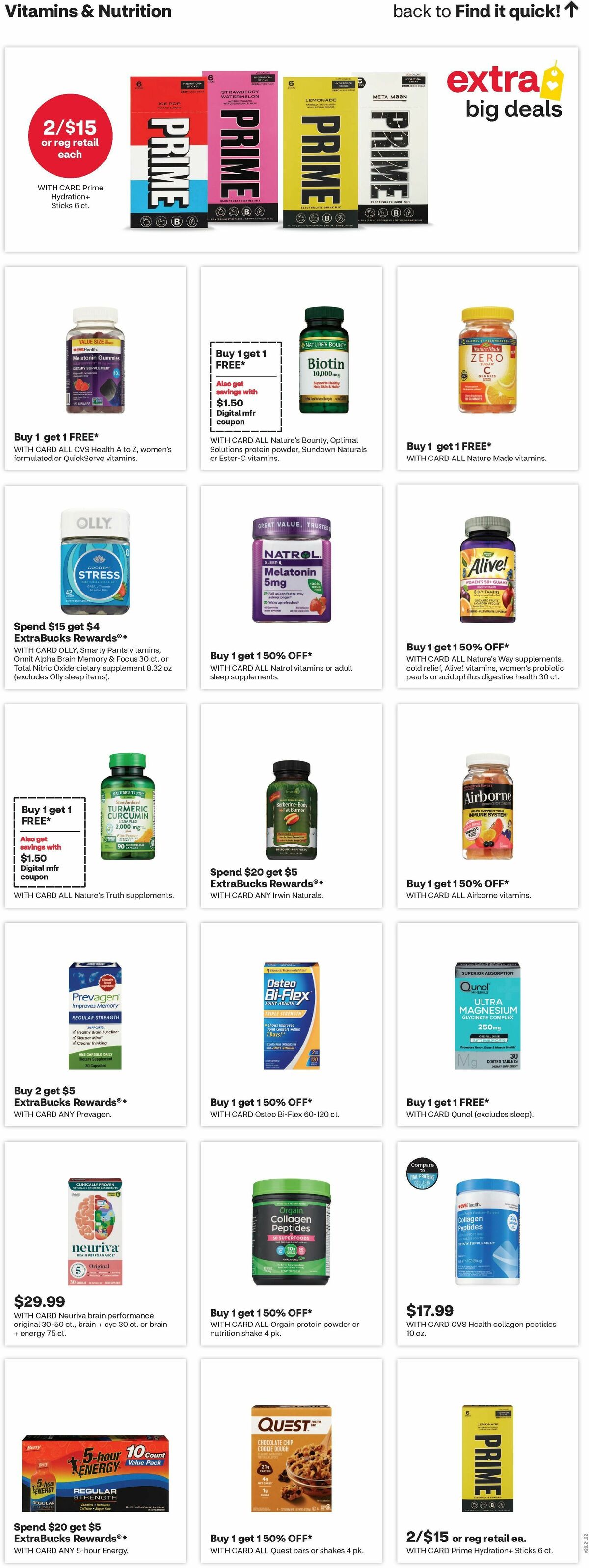 CVS Pharmacy Weekly Ad from September 1