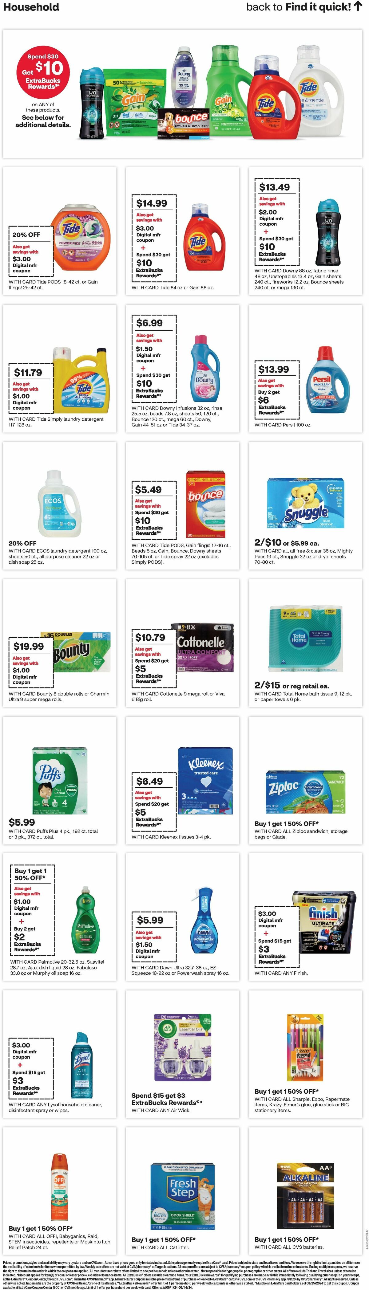 CVS Pharmacy Weekly Ad from September 1