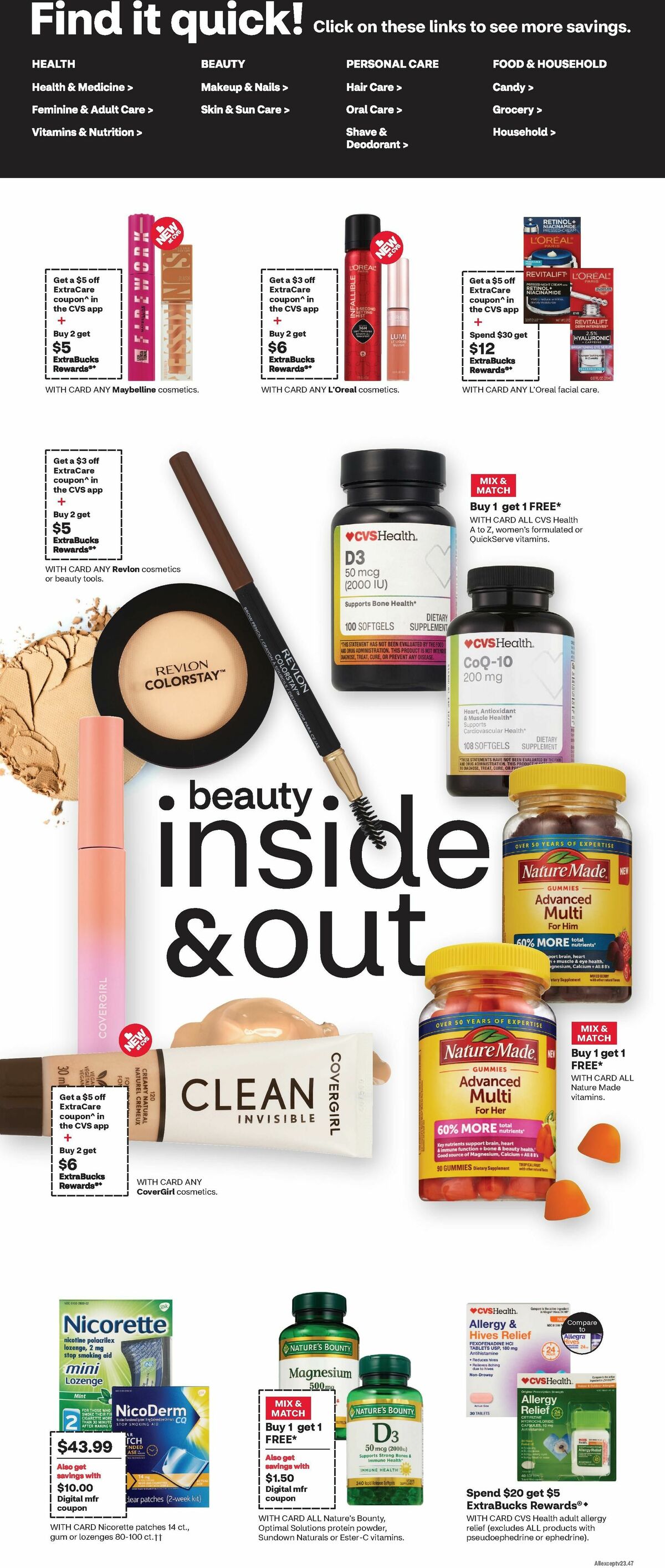 CVS Pharmacy Weekly Ad from September 1