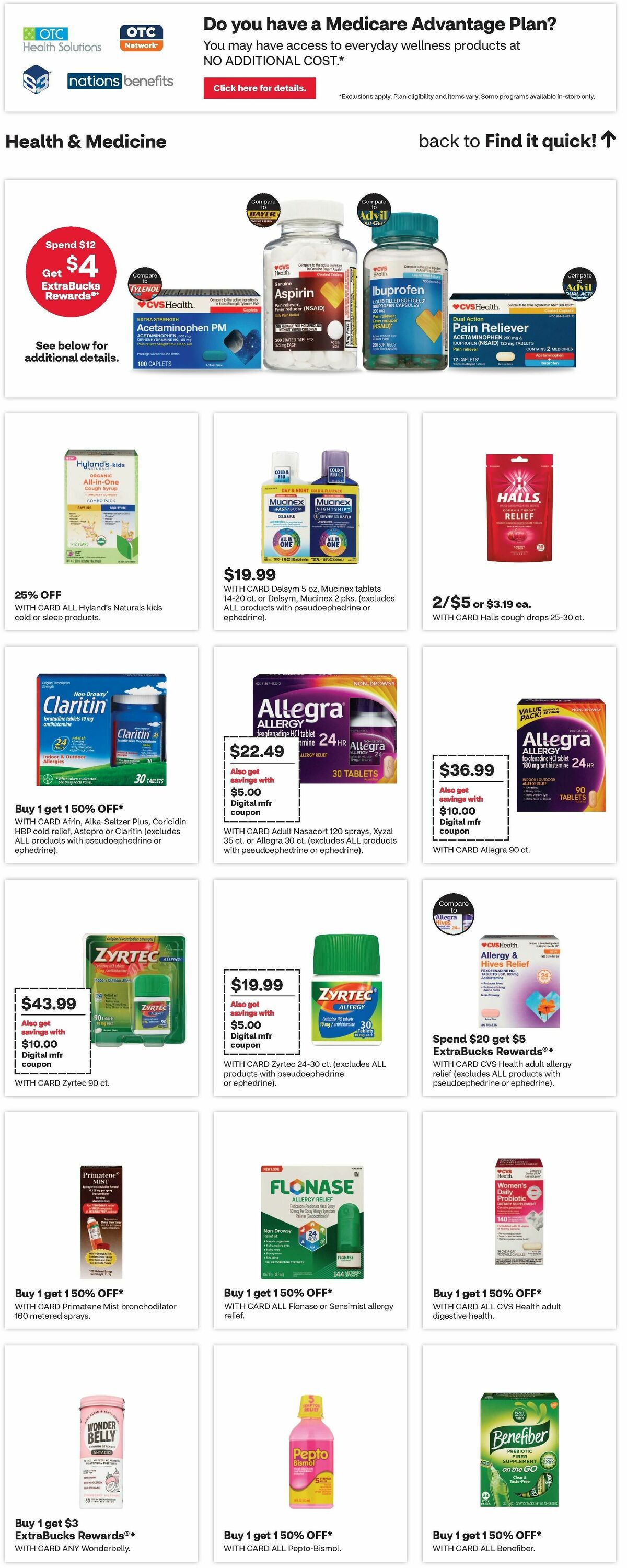 CVS Pharmacy Weekly Ad from September 1