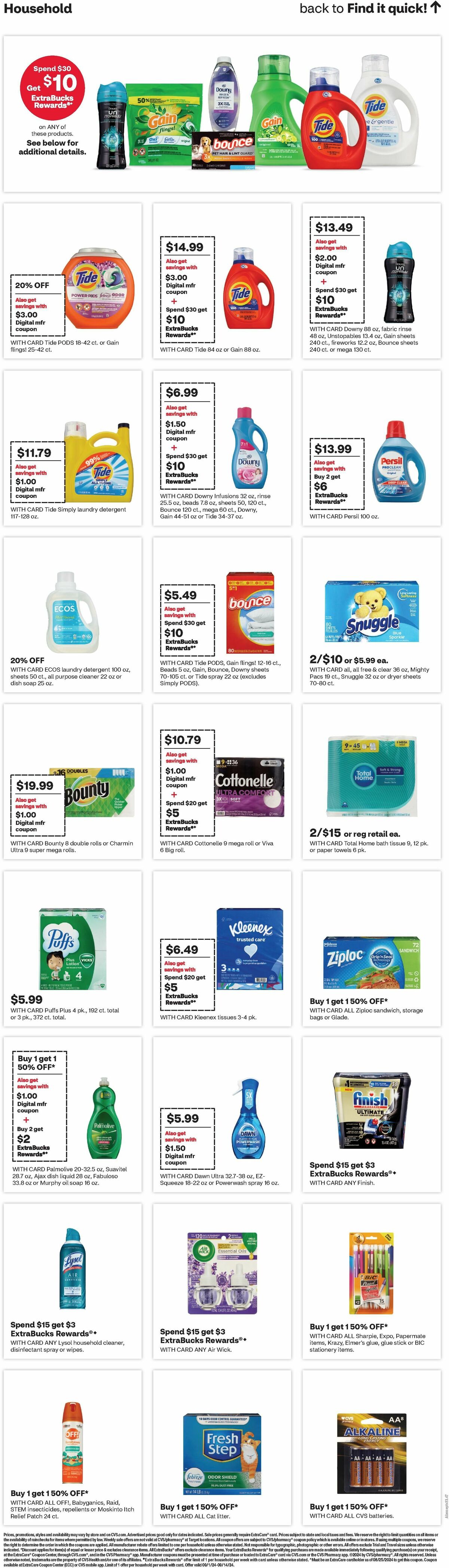 CVS Pharmacy Weekly Ad from September 8