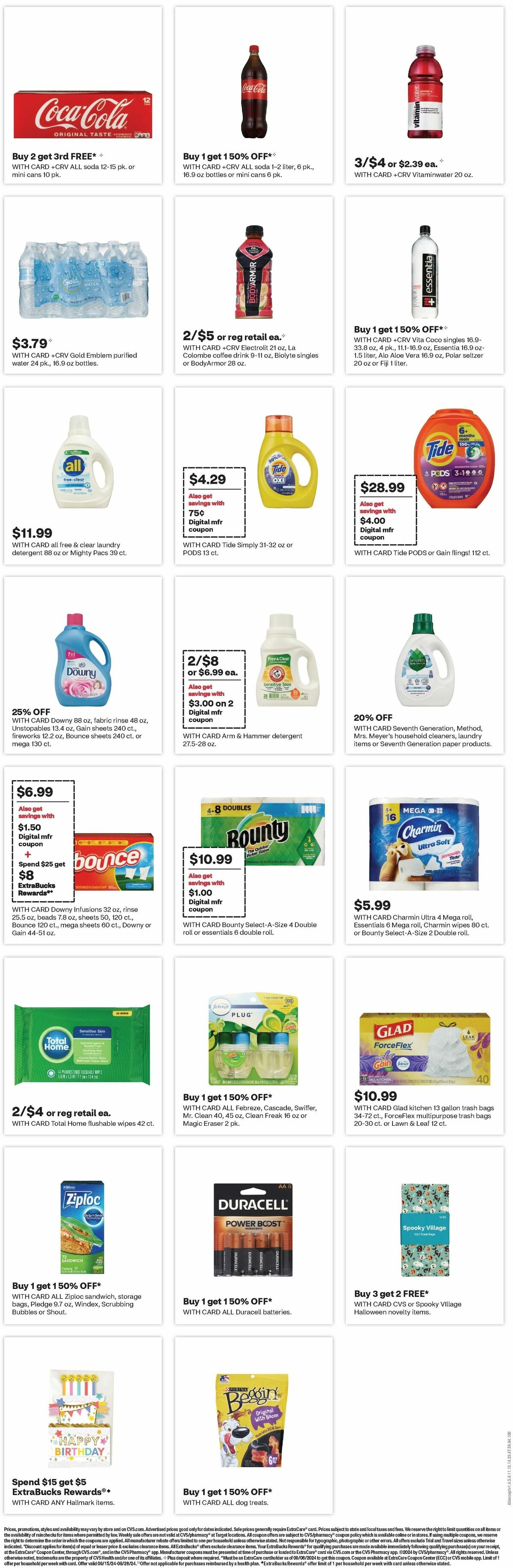 CVS Pharmacy Weekly Ad from September 15