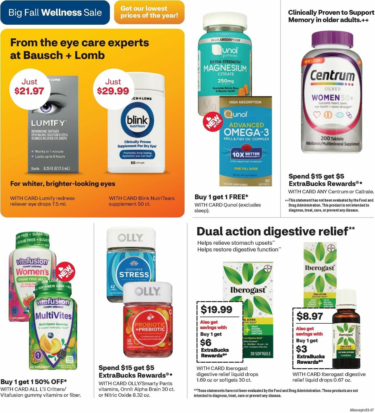 CVS Pharmacy Weekly Ad from September 15