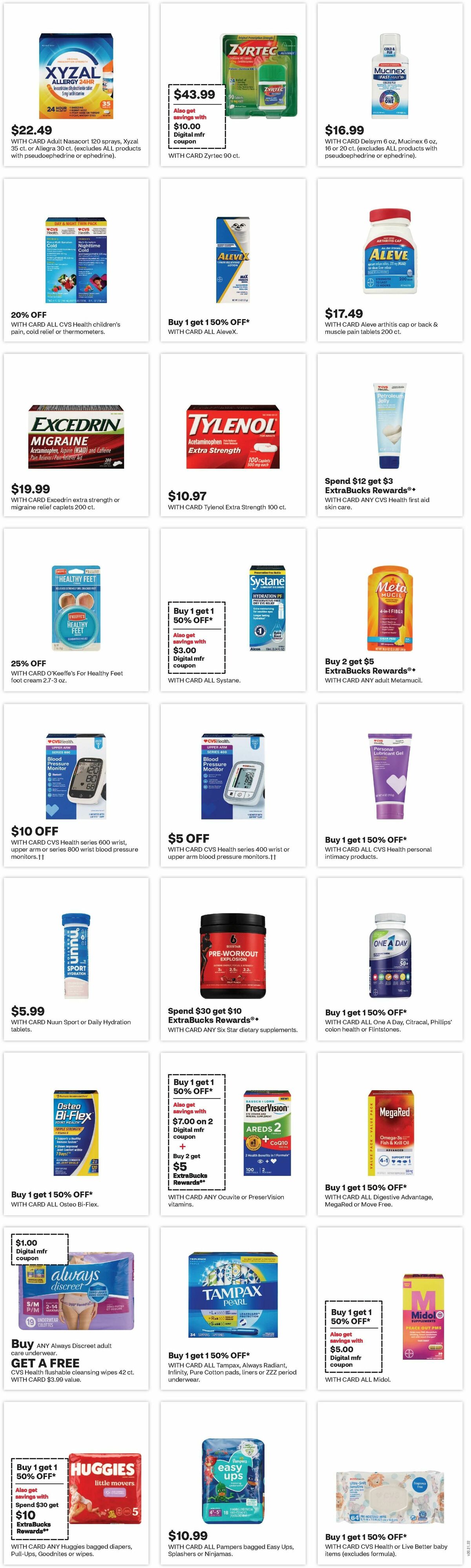 CVS Pharmacy Weekly Ad from September 22