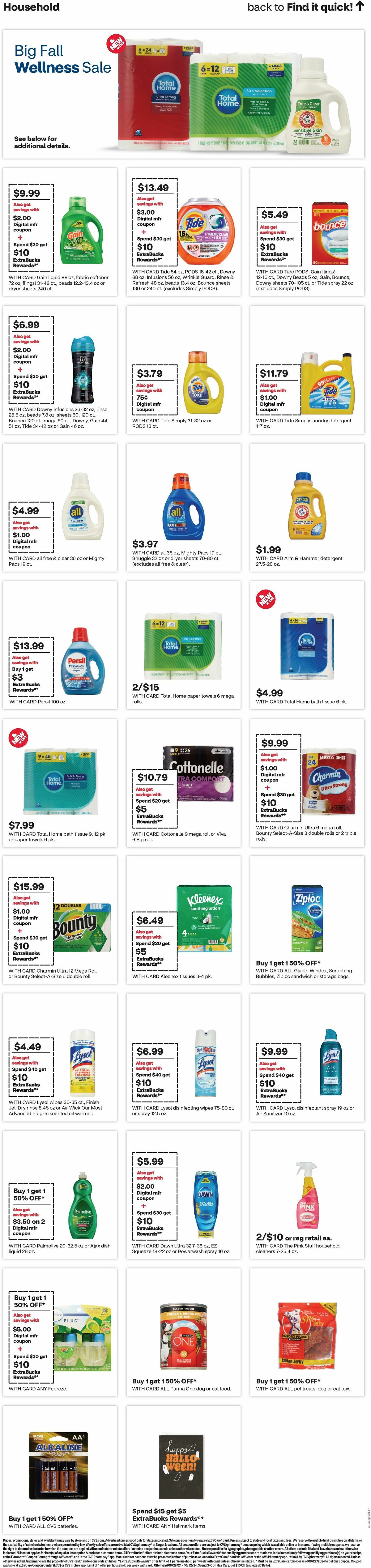 CVS Pharmacy Weekly Ad from September 29