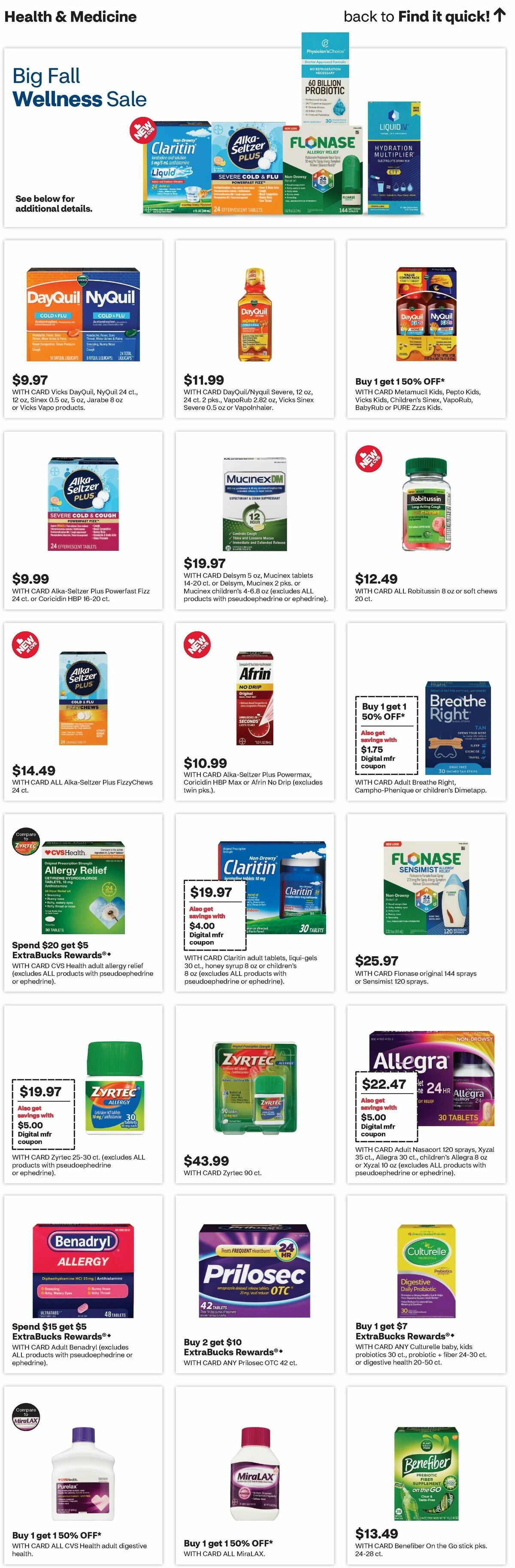 CVS Pharmacy Weekly Ad from September 29