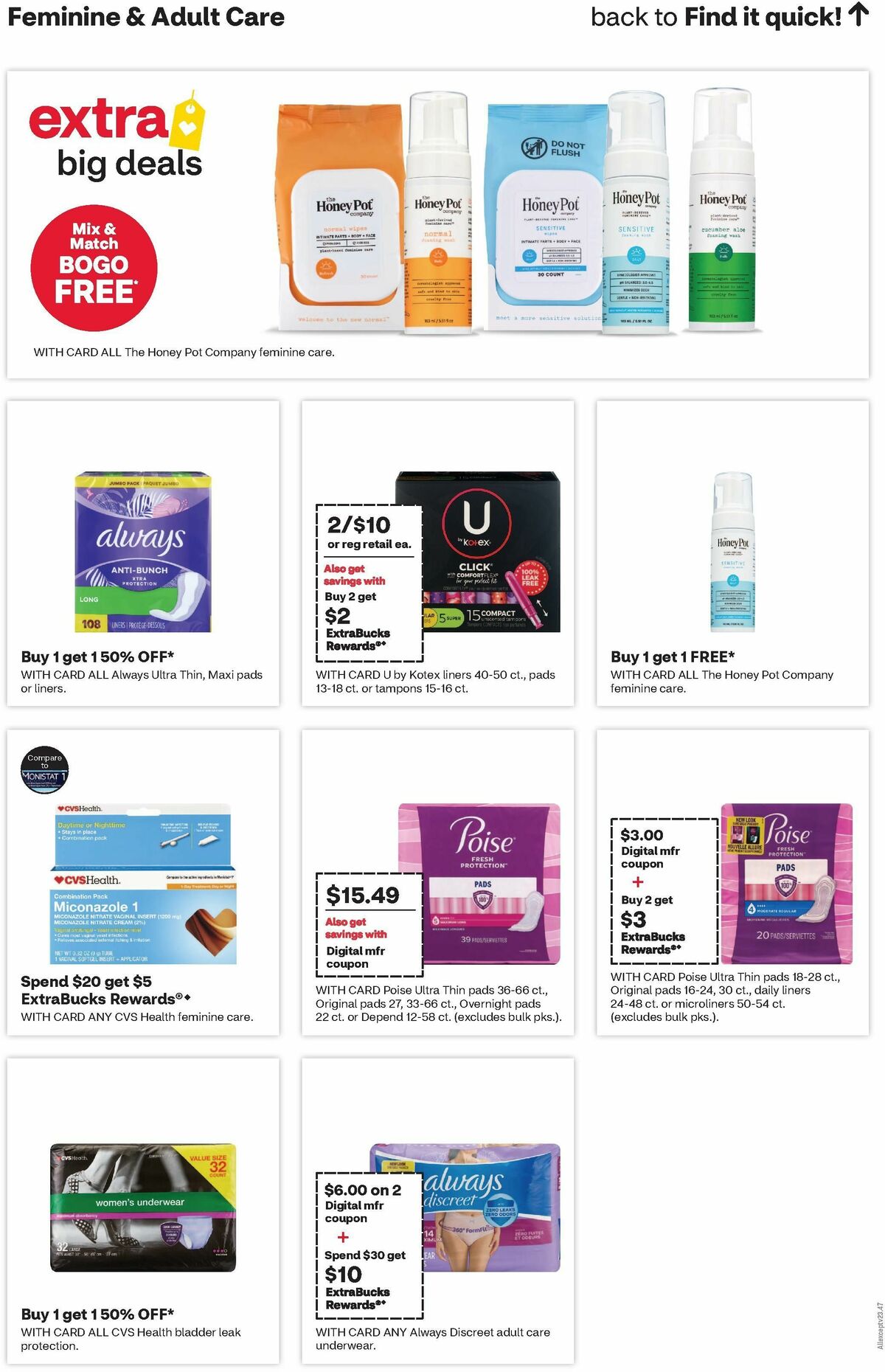 CVS Pharmacy Weekly Ad from October 20