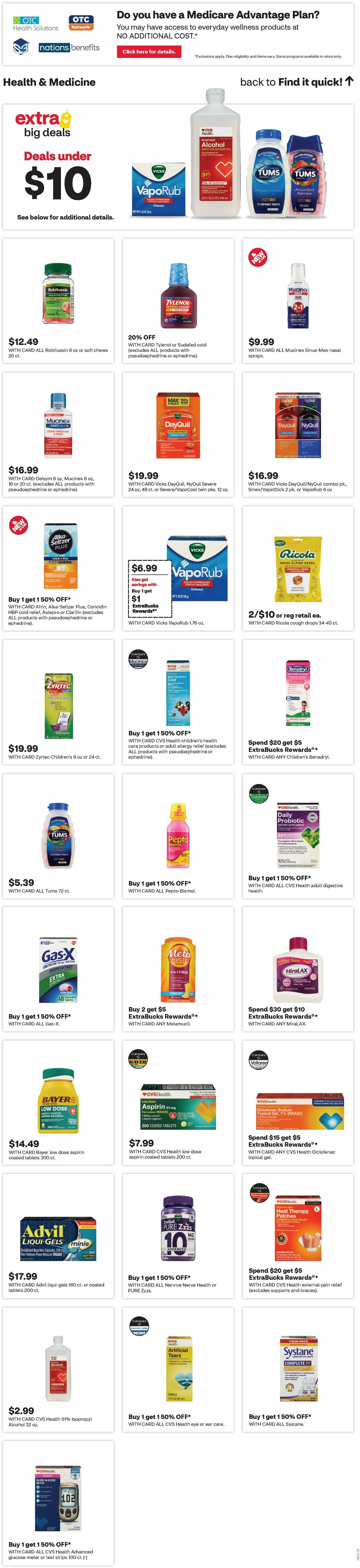 CVS Pharmacy Weekly Ad from October 27