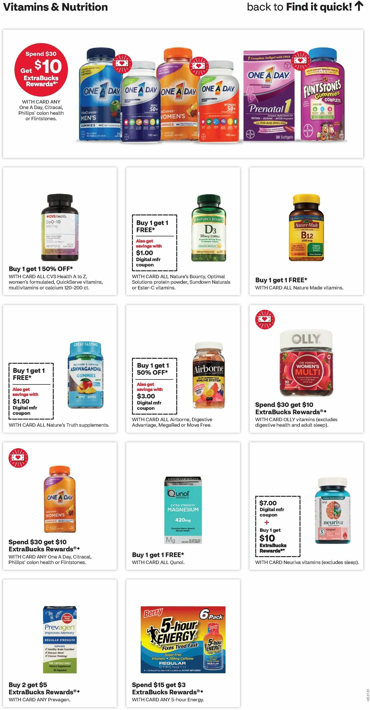 CVS Pharmacy Weekly Ad from November 3