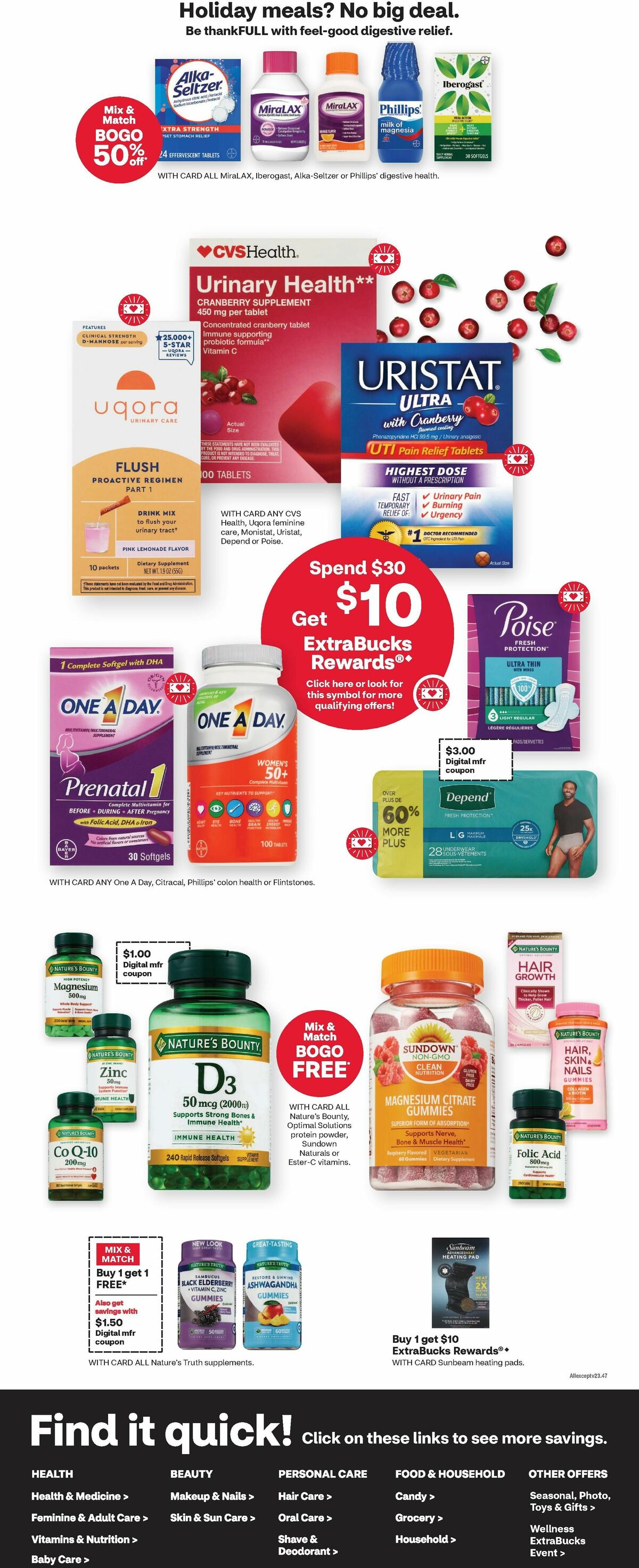 CVS Pharmacy Weekly Ad from November 3