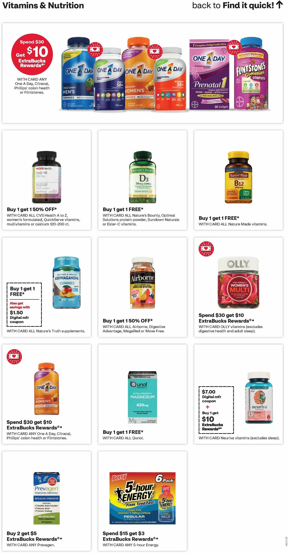 CVS Pharmacy Weekly Ad from November 10