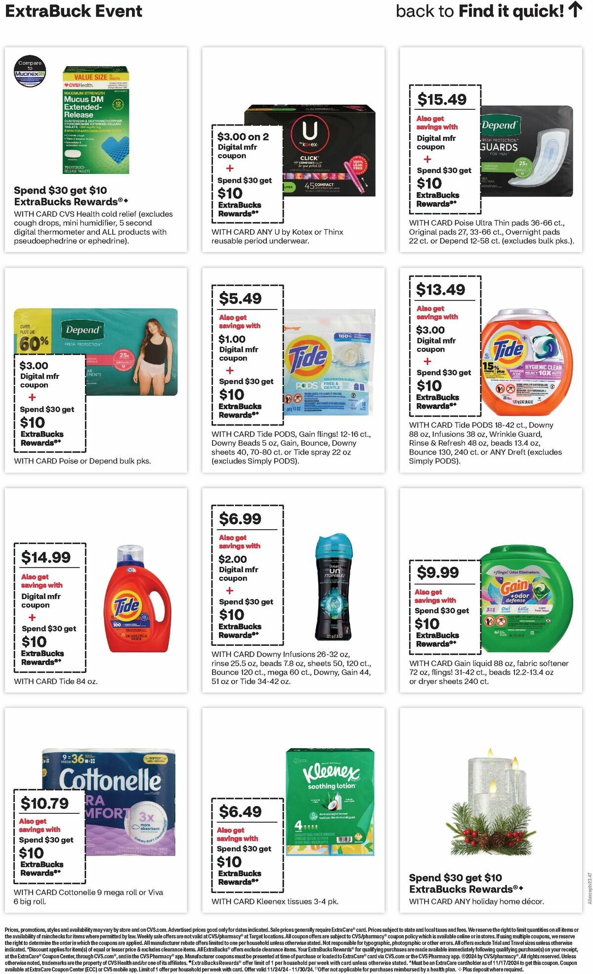 CVS Pharmacy Weekly Ad from November 24