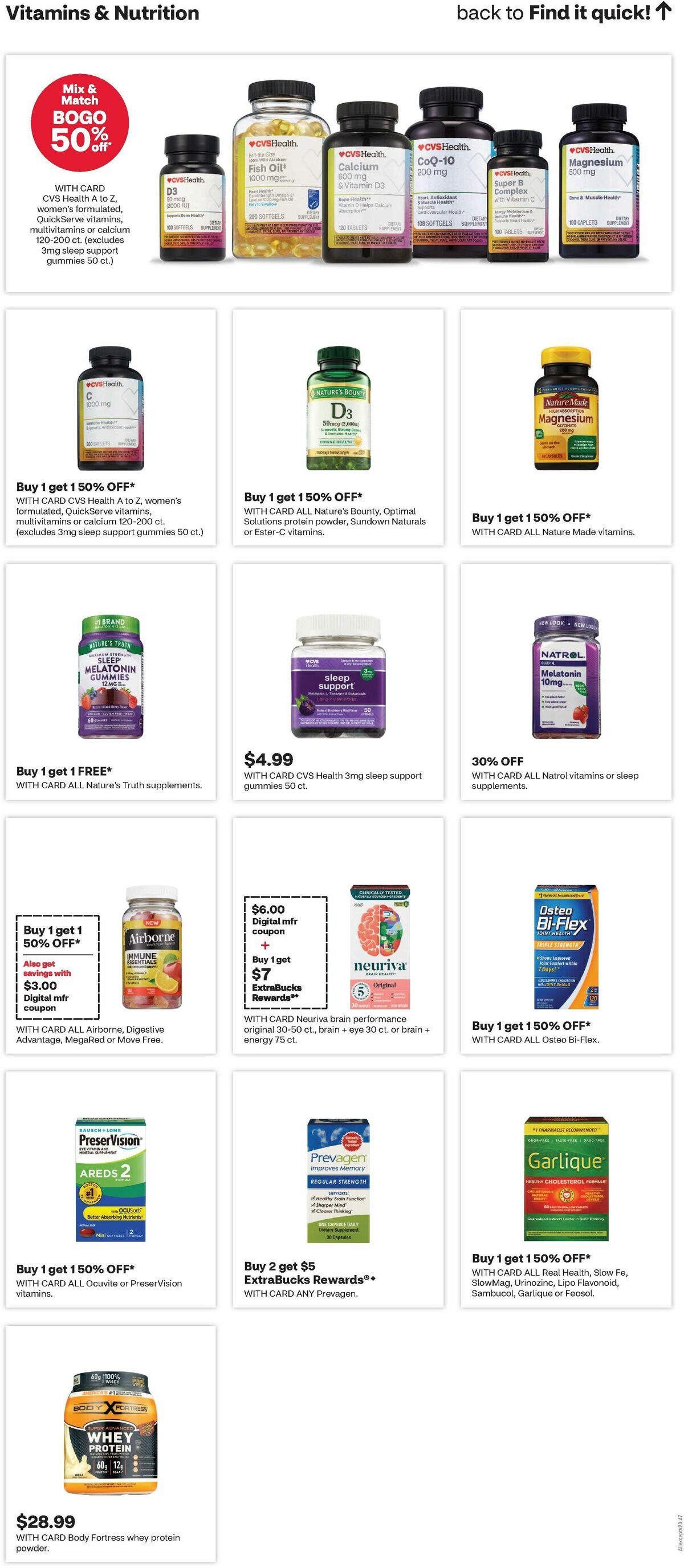 CVS Pharmacy Weekly Ad from December 1