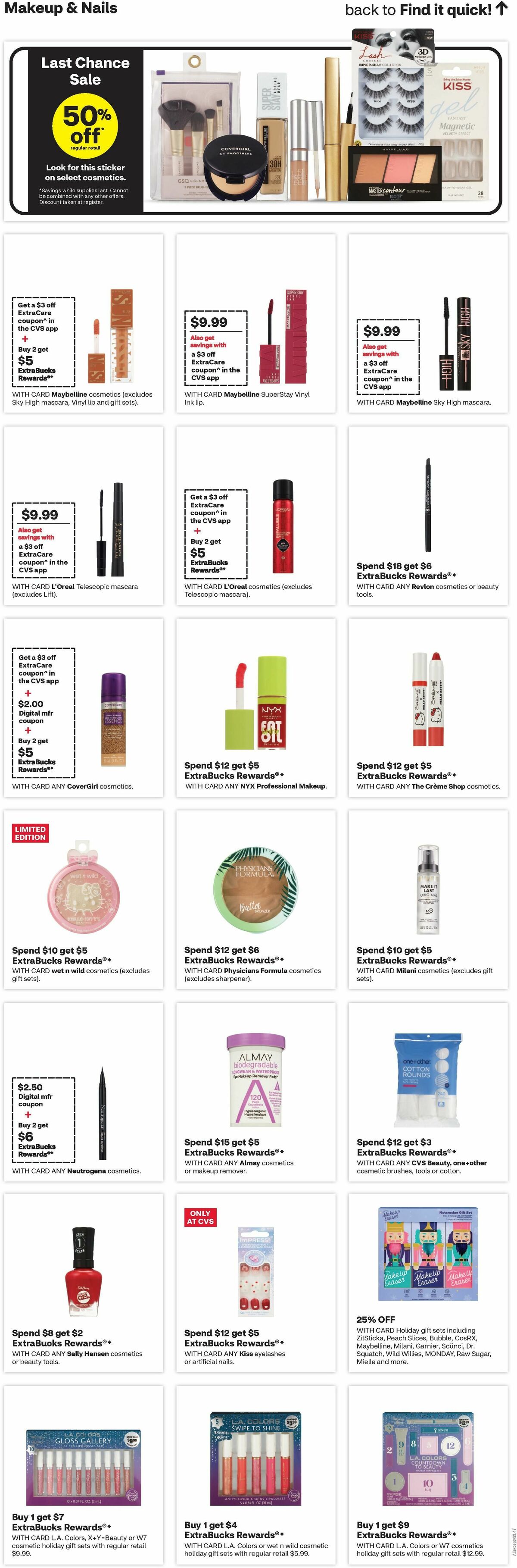 CVS Pharmacy Weekly Ad from December 1