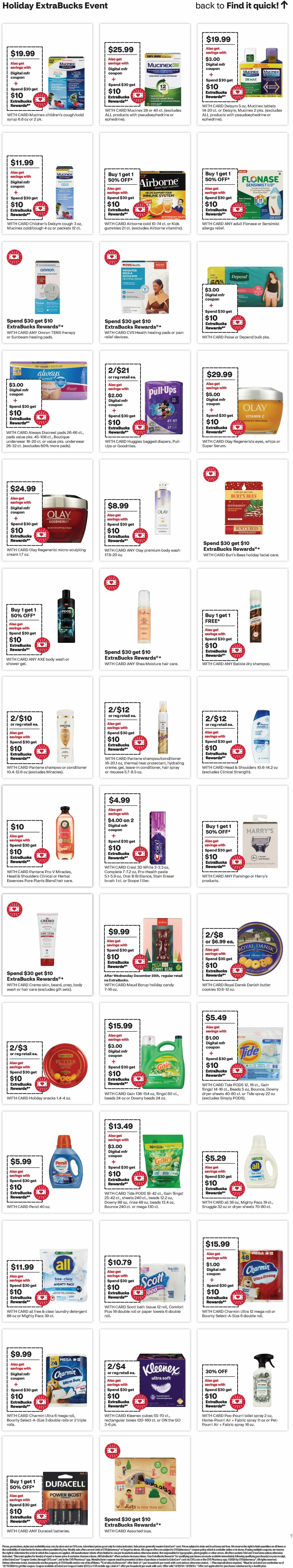 CVS Pharmacy Weekly Ad from December 22