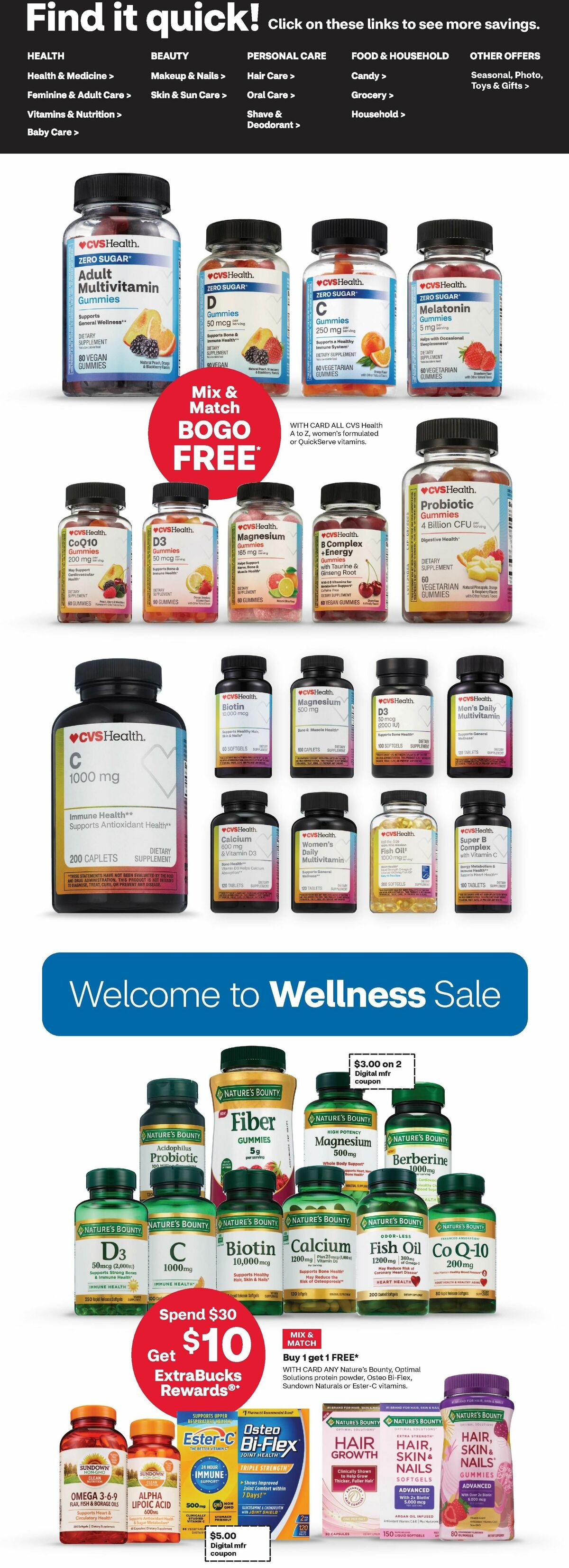 CVS Pharmacy Weekly Ad from January 5