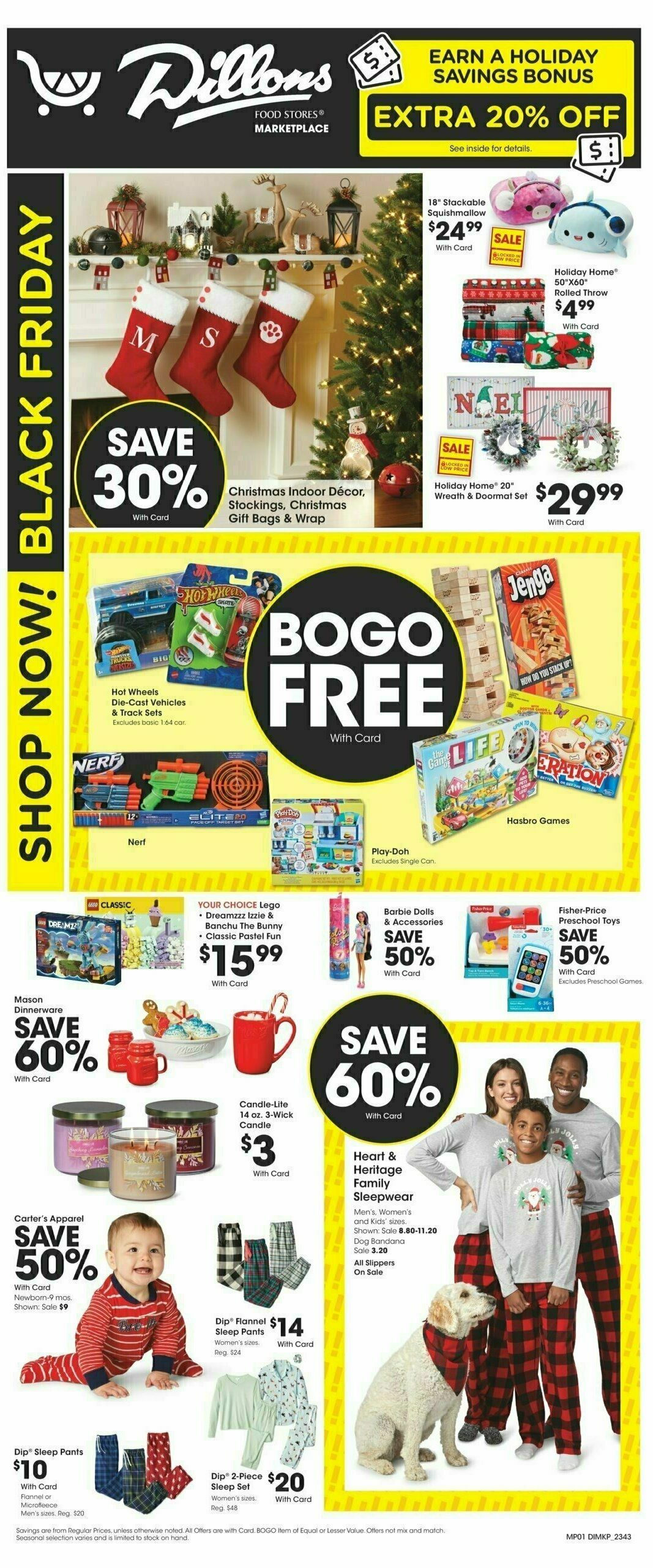 Dillons Preview Black Friday 5-Day Sale Weekly Ad from November 24