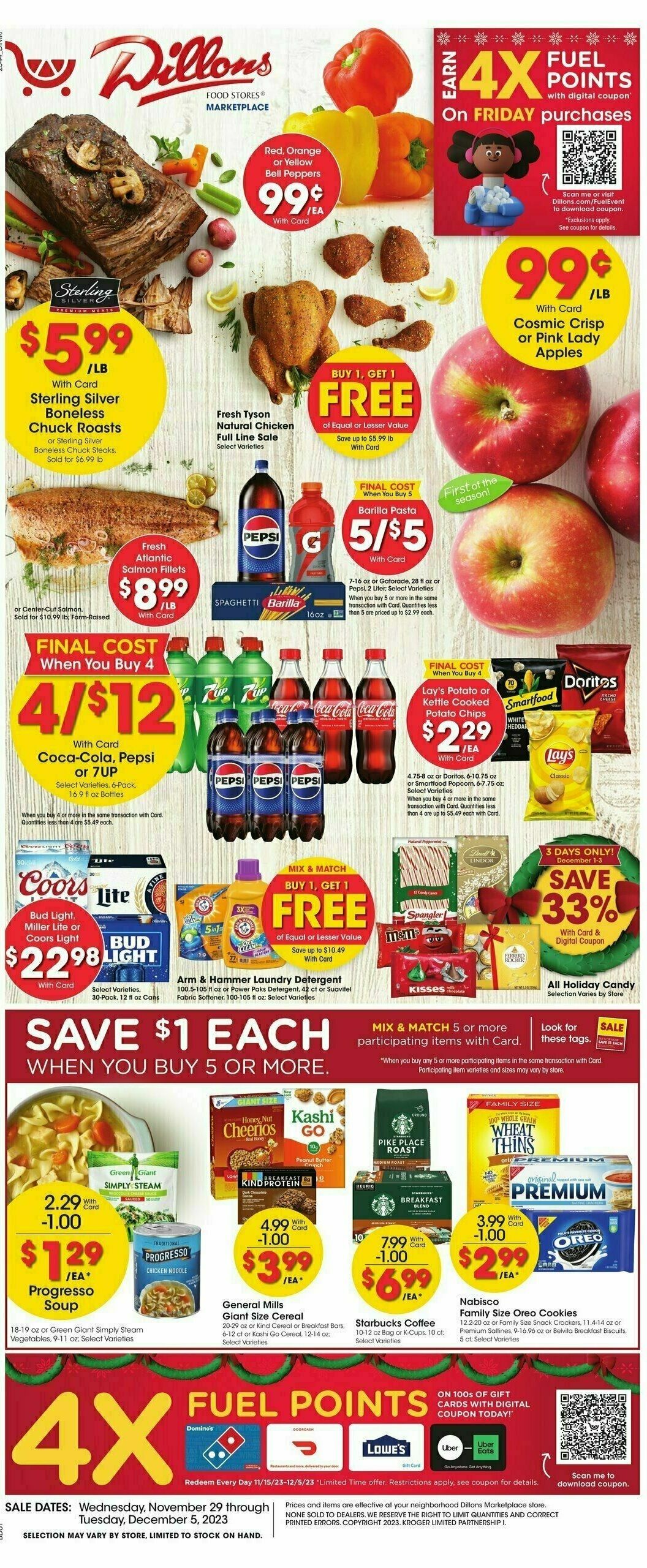 Dillons Weekly Ad from November 29