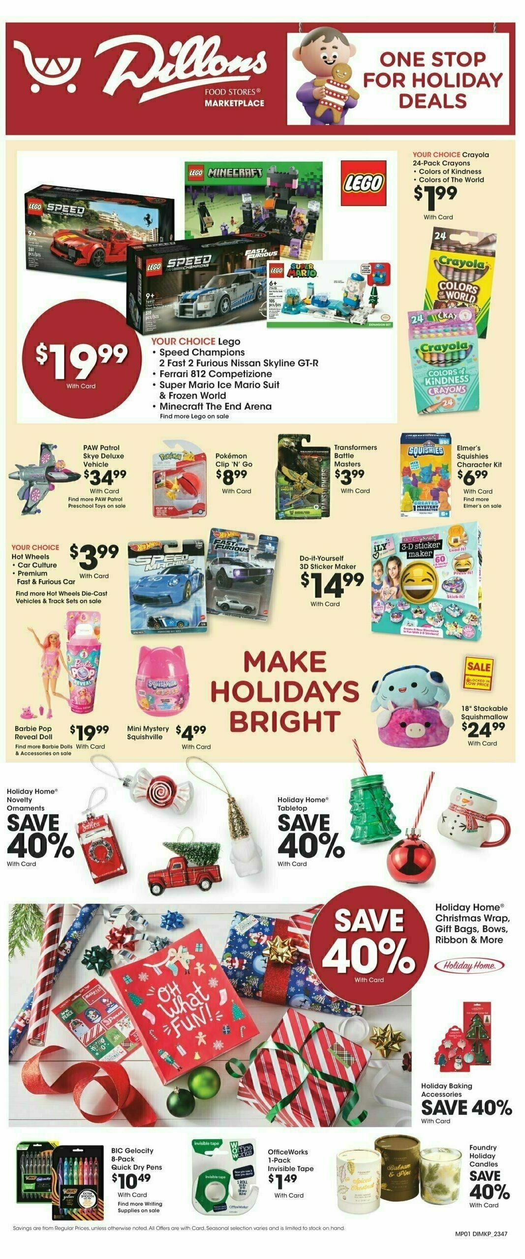 Dillons Weekly Ad from December 20