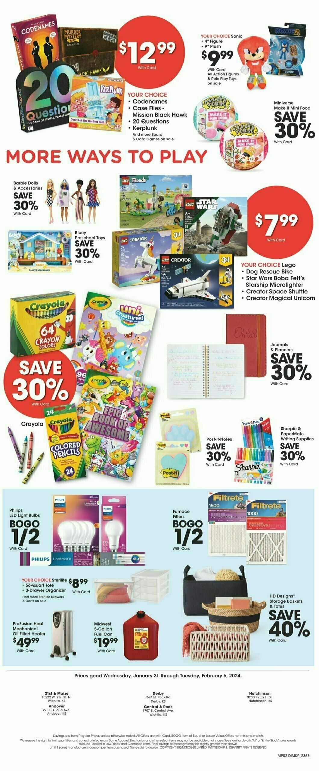 Dillons Weekly Ad from January 31