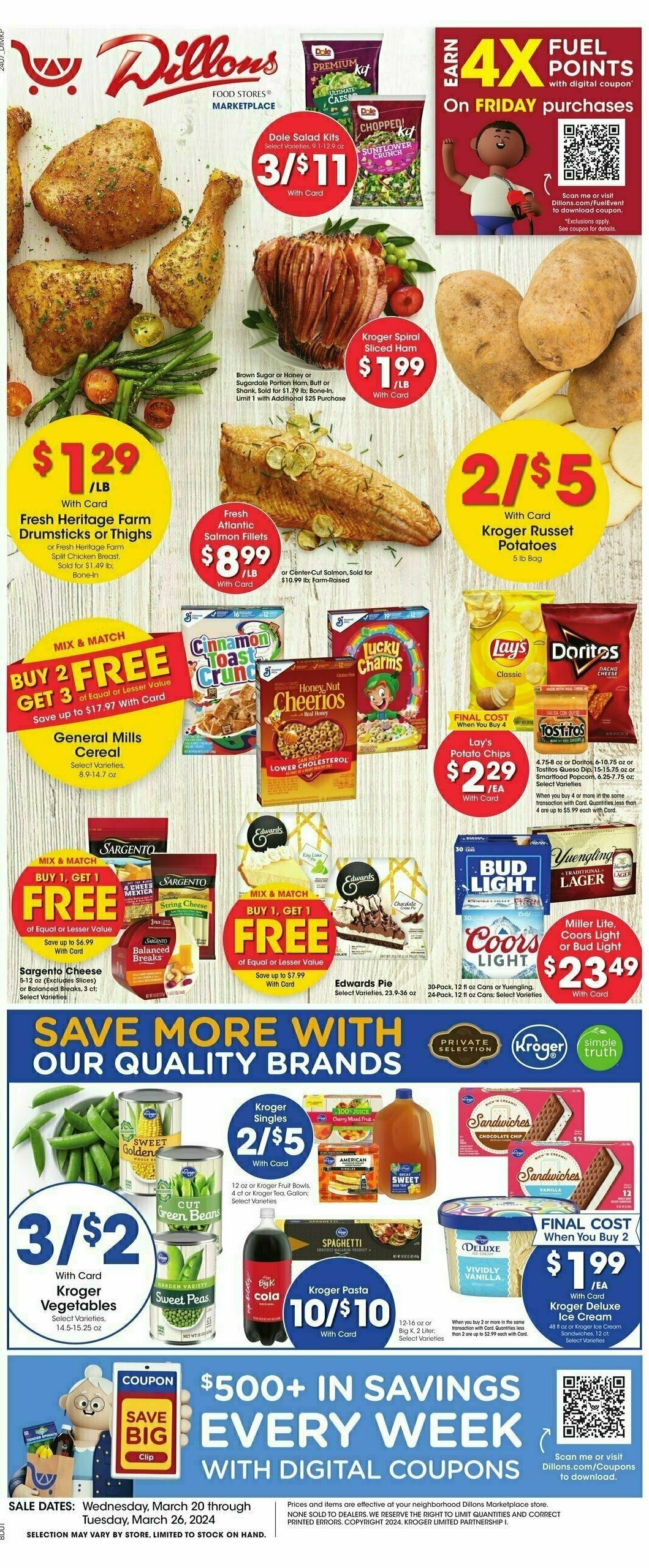 Dillons Weekly Ad from March 20