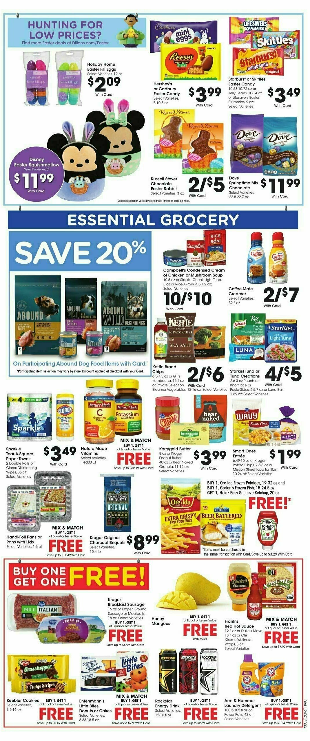 Dillons Weekly Ad from March 20