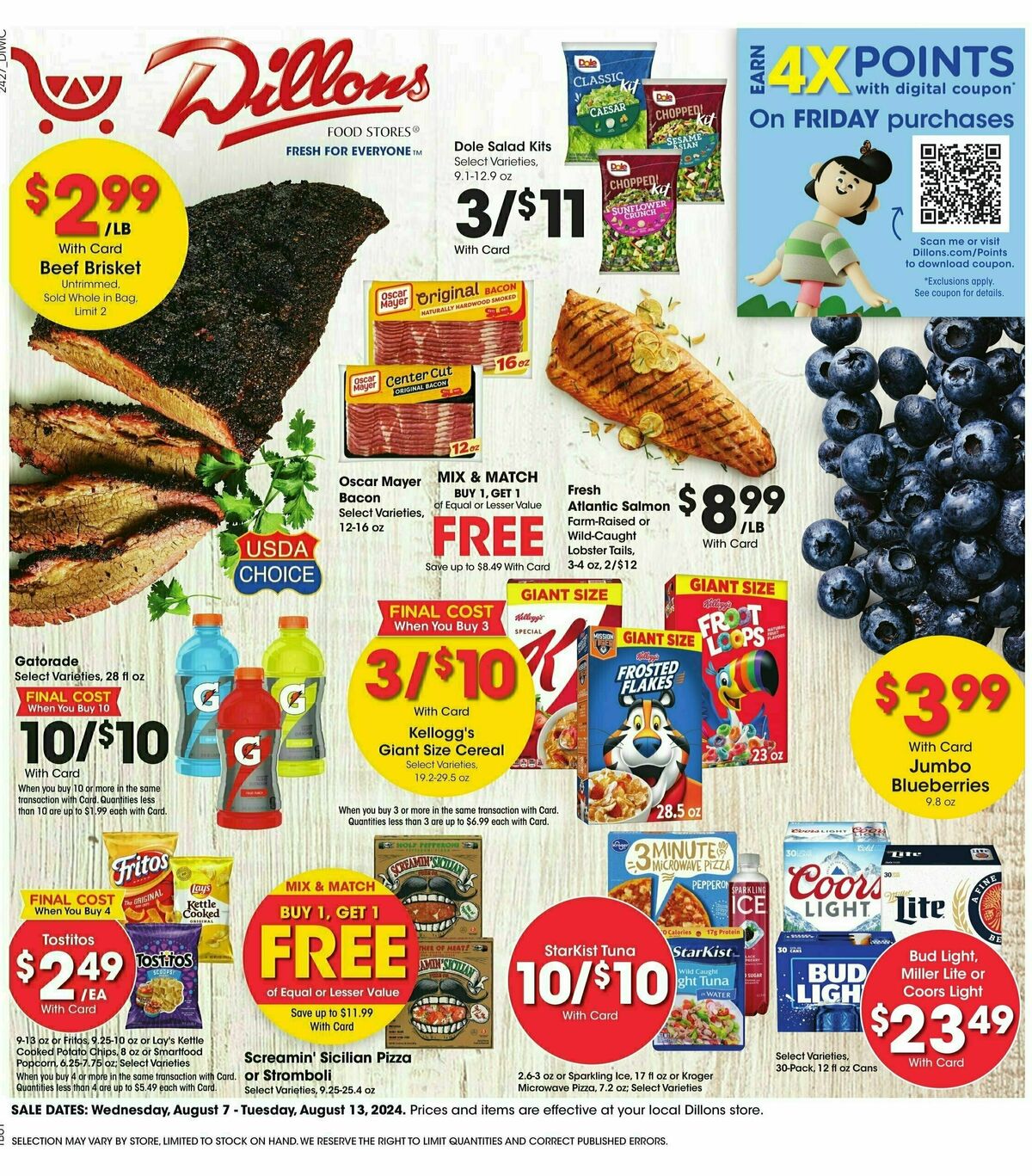 Dillons Weekly Ad from August 7