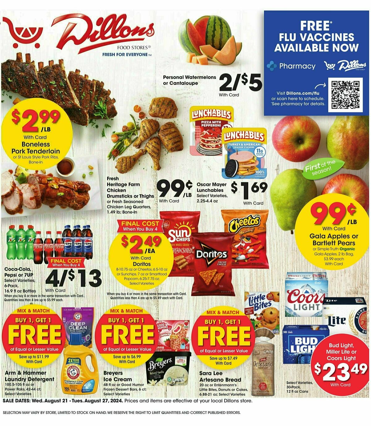 Dillons Weekly Ad from August 21