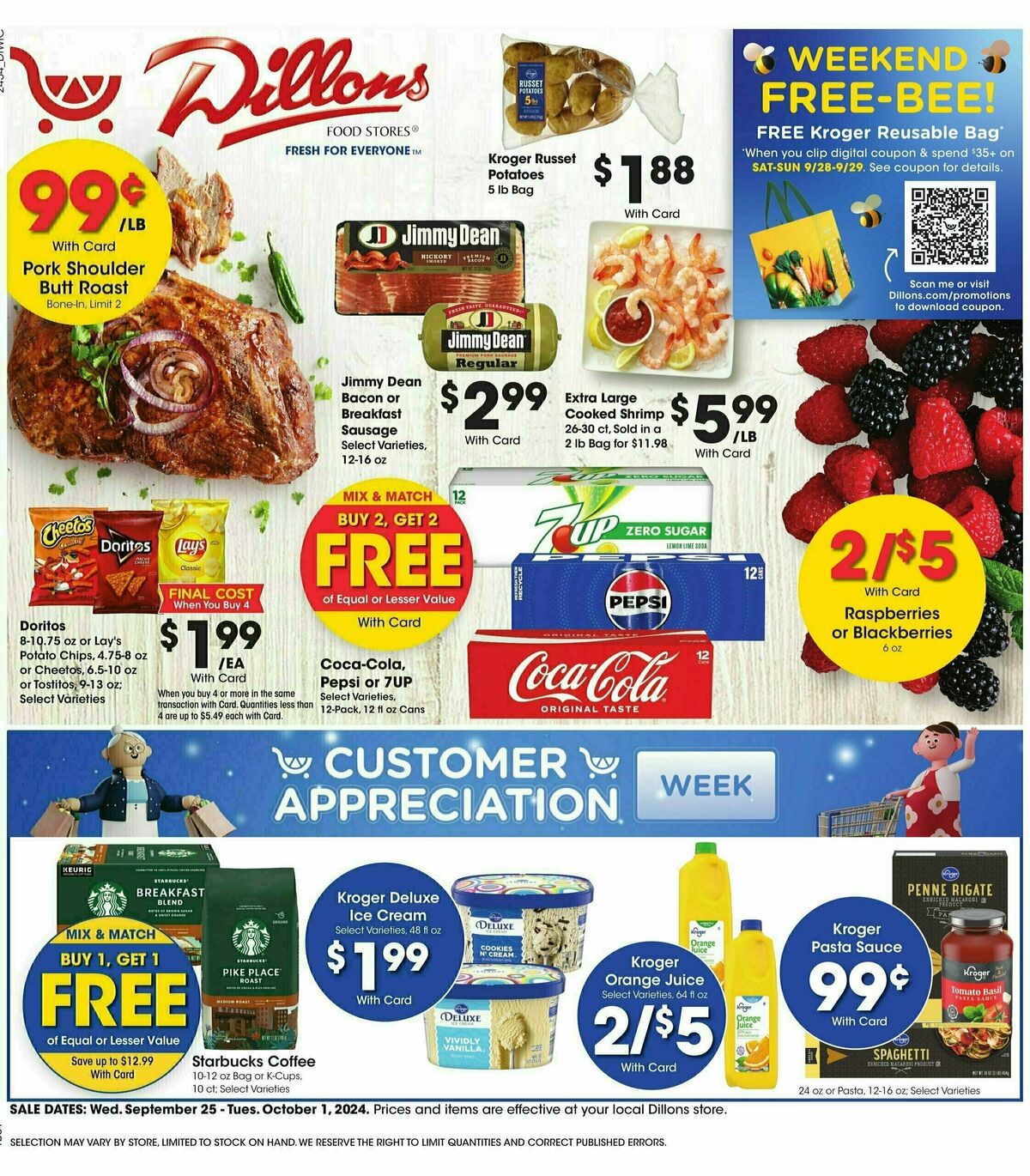 Dillons Weekly Ad from September 25