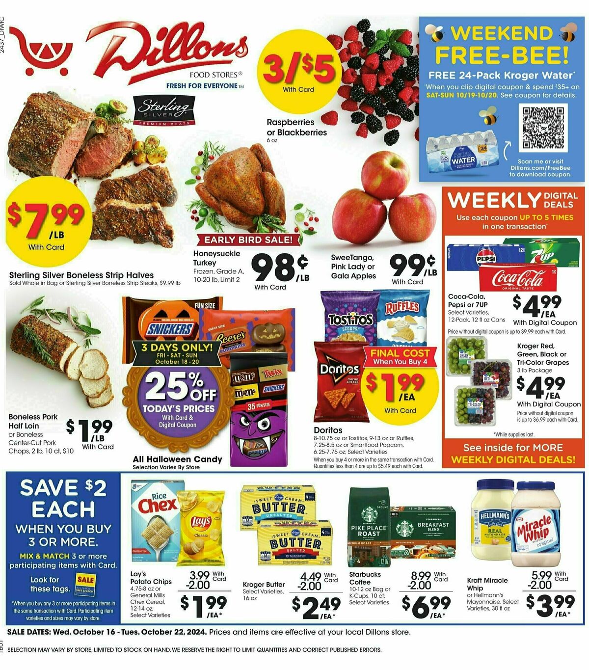 Dillons Weekly Ad from October 16