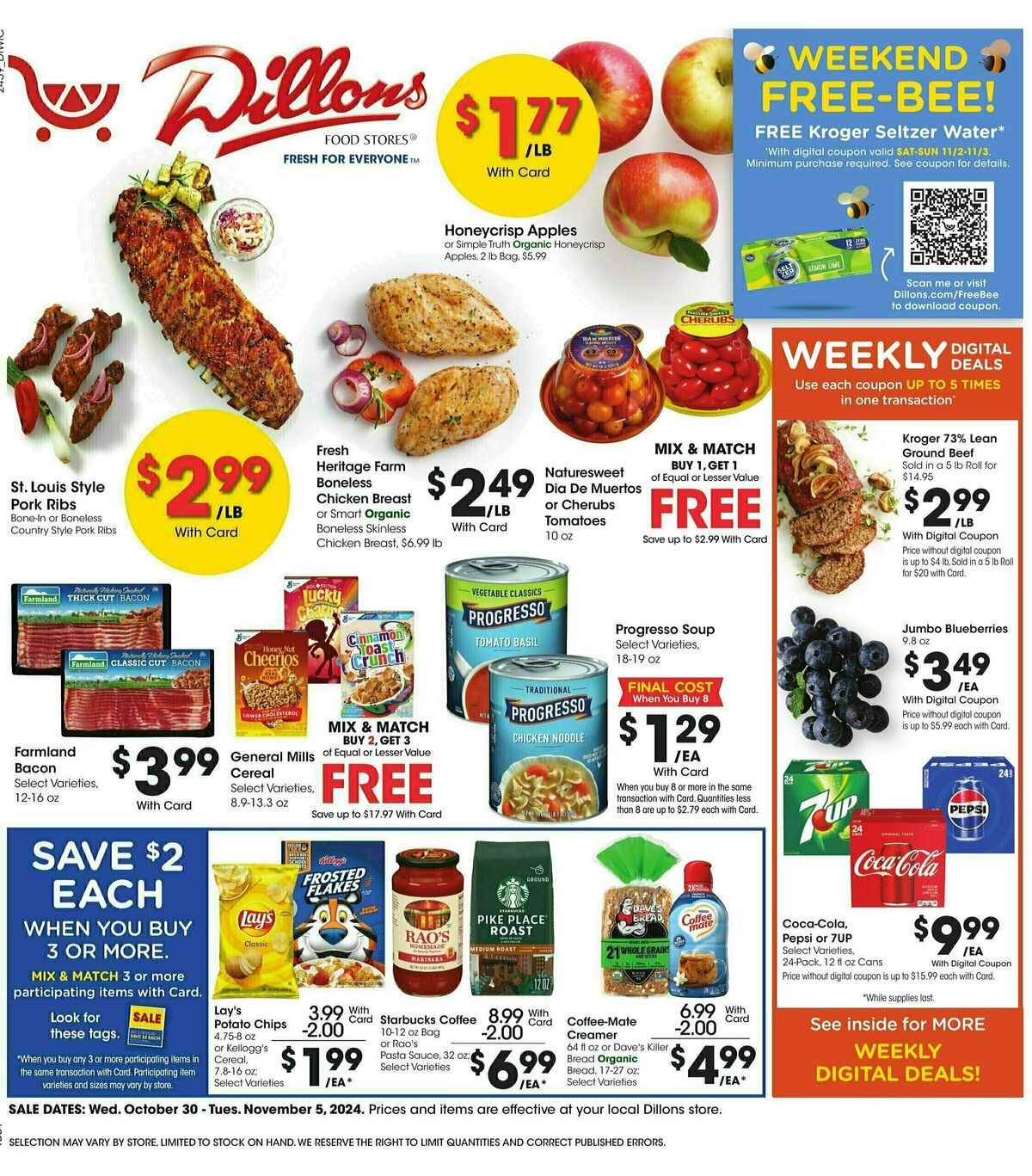 Dillons Weekly Ad from October 30