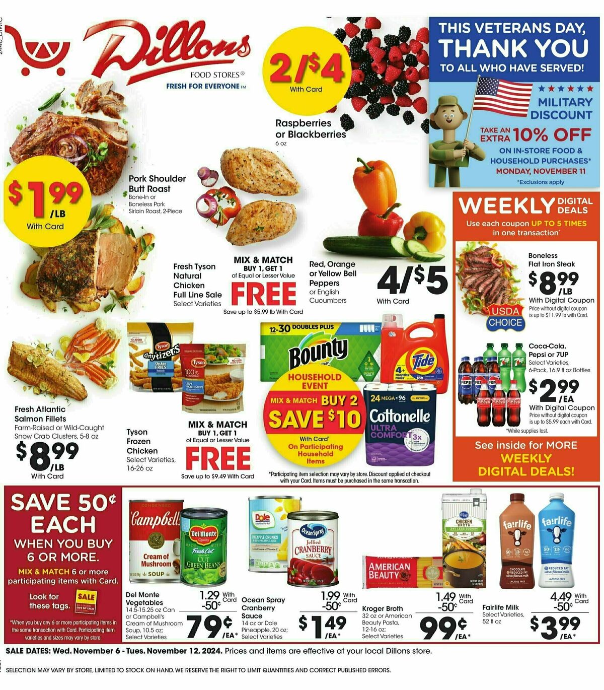 Dillons Weekly Ad from November 6