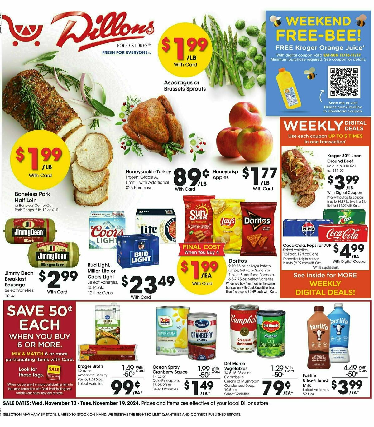 Dillons Weekly Ad from November 13