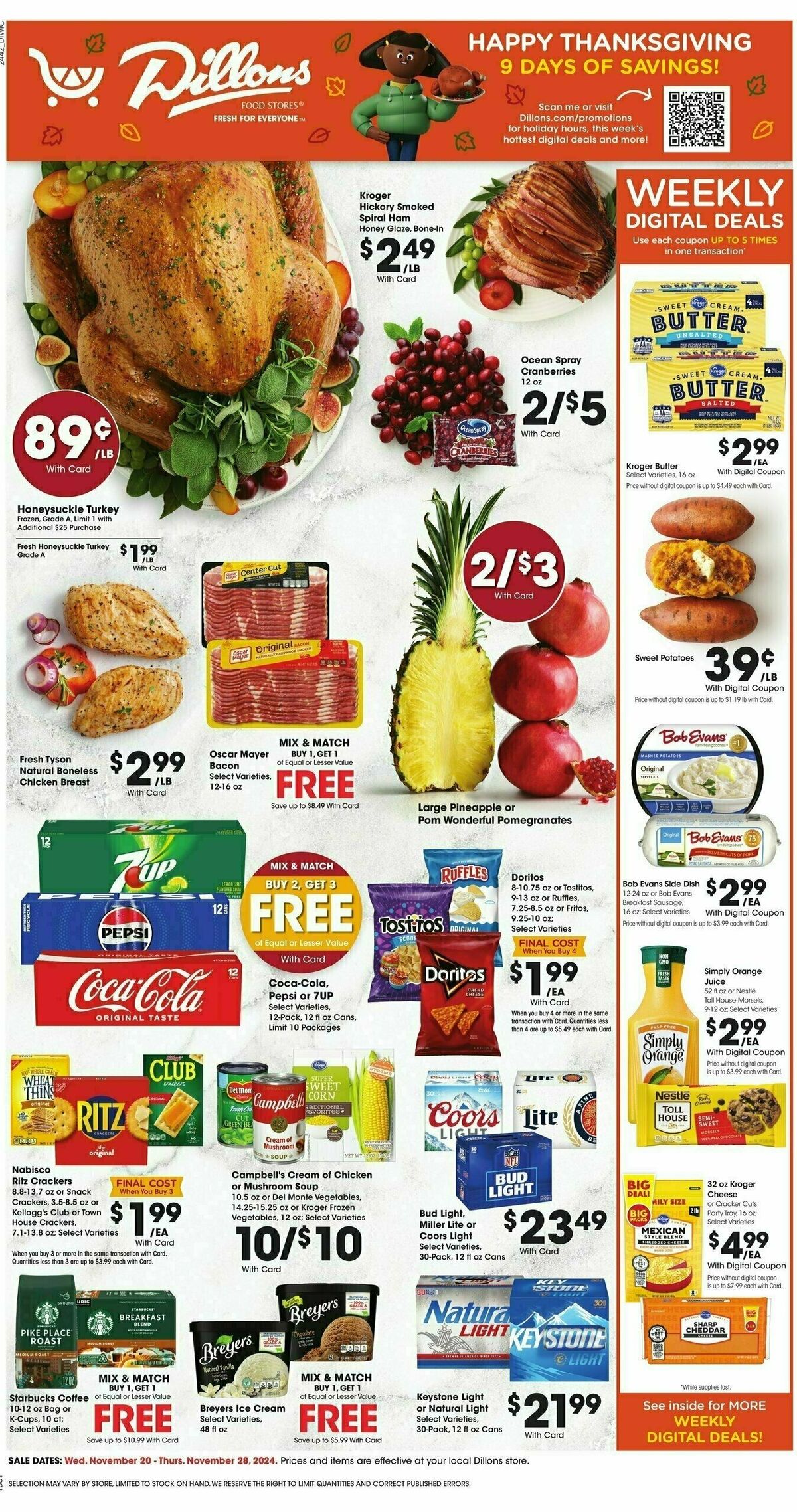 Dillons Weekly Ad from November 20