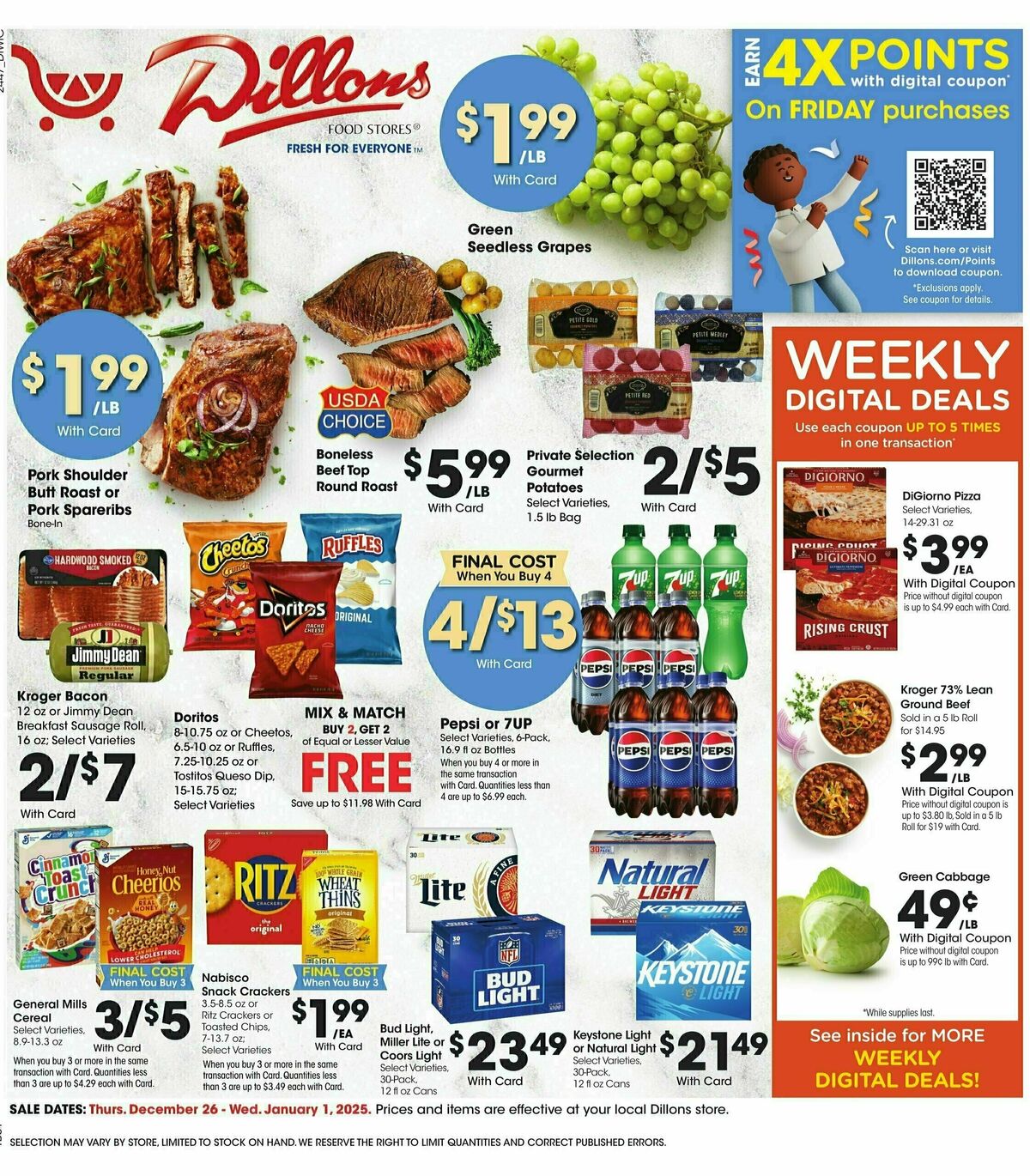 Dillons Weekly Ad from December 26