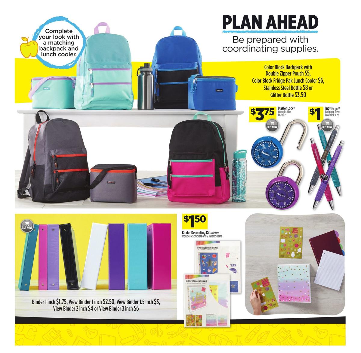 Dollar General Back to School Savings at DG! Weekly Ad from July 7