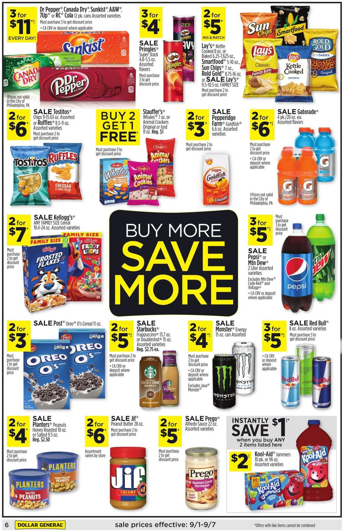 Dollar General Weekly Ad from September 1