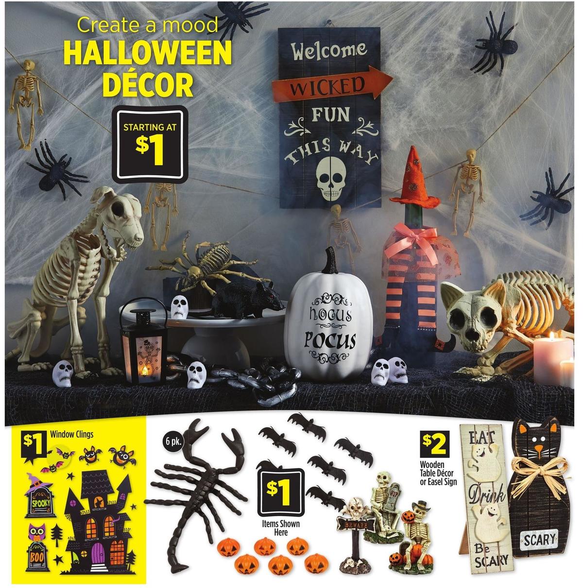 Dollar General Stock Up for Halloween Weekly Ad from September 10