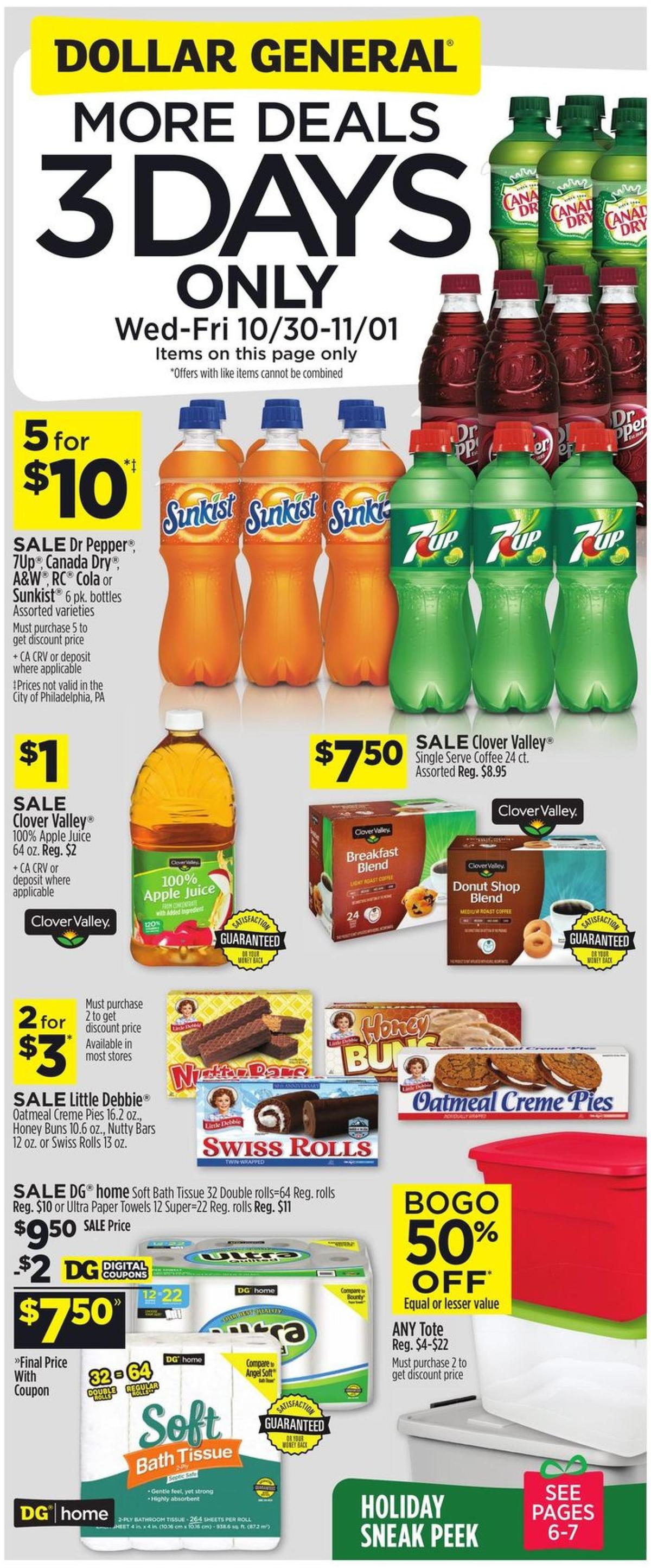 Dollar General Weekly Ad from October 27