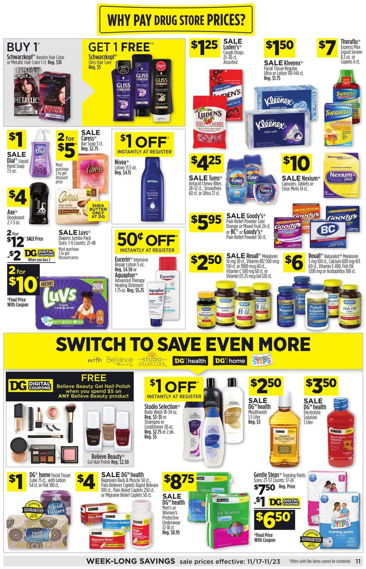 Dollar General Weekly Ad from November 17