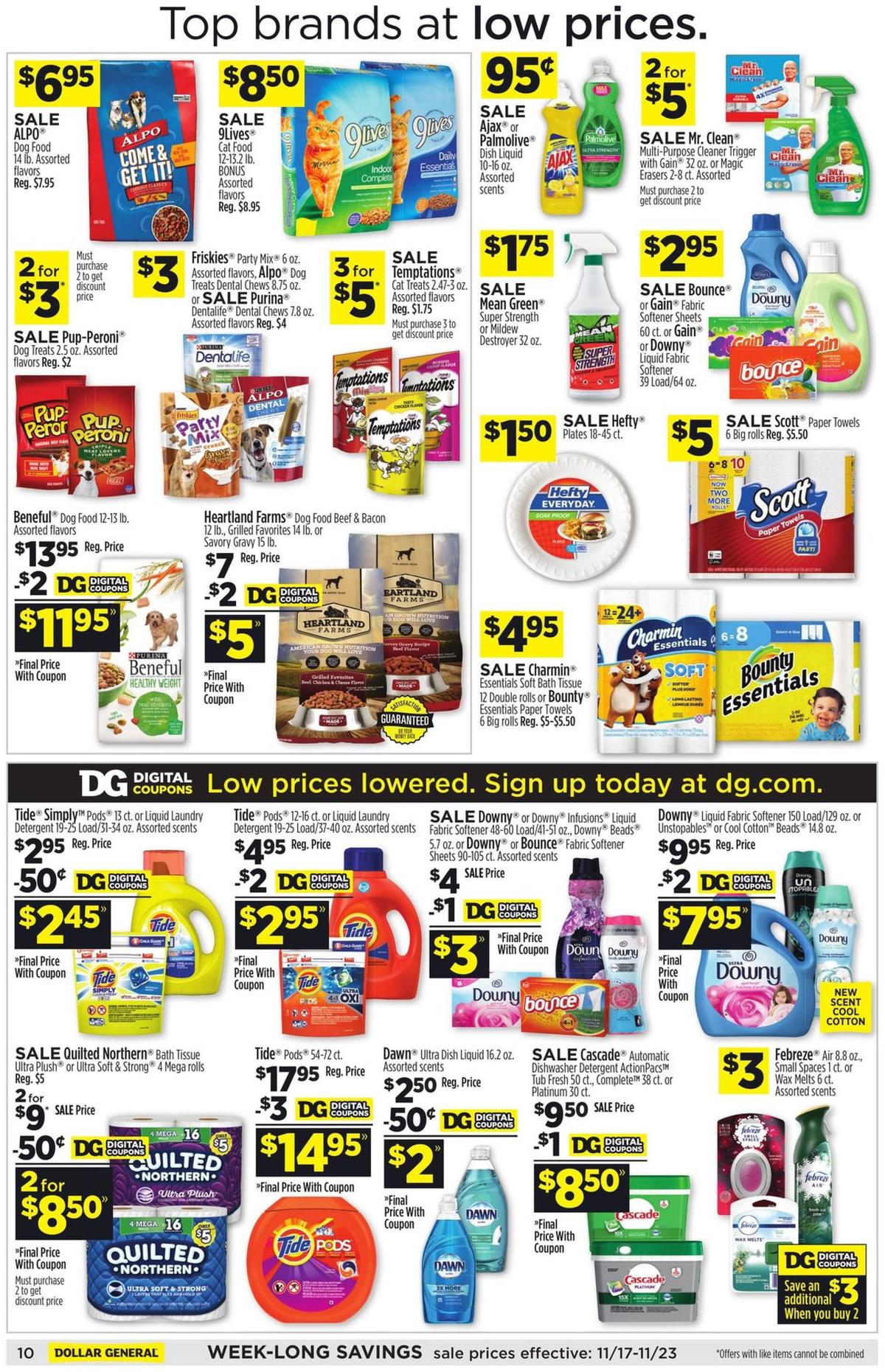 Dollar General Weekly Ad from November 17