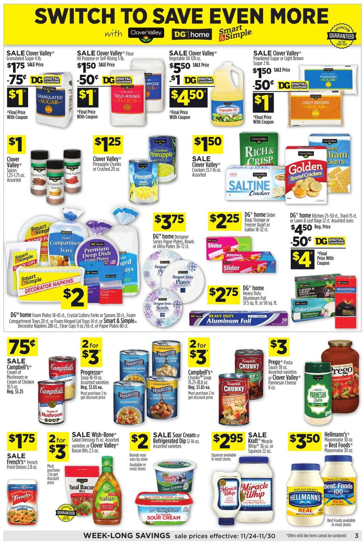 Dollar General Weekly Ad from November 24