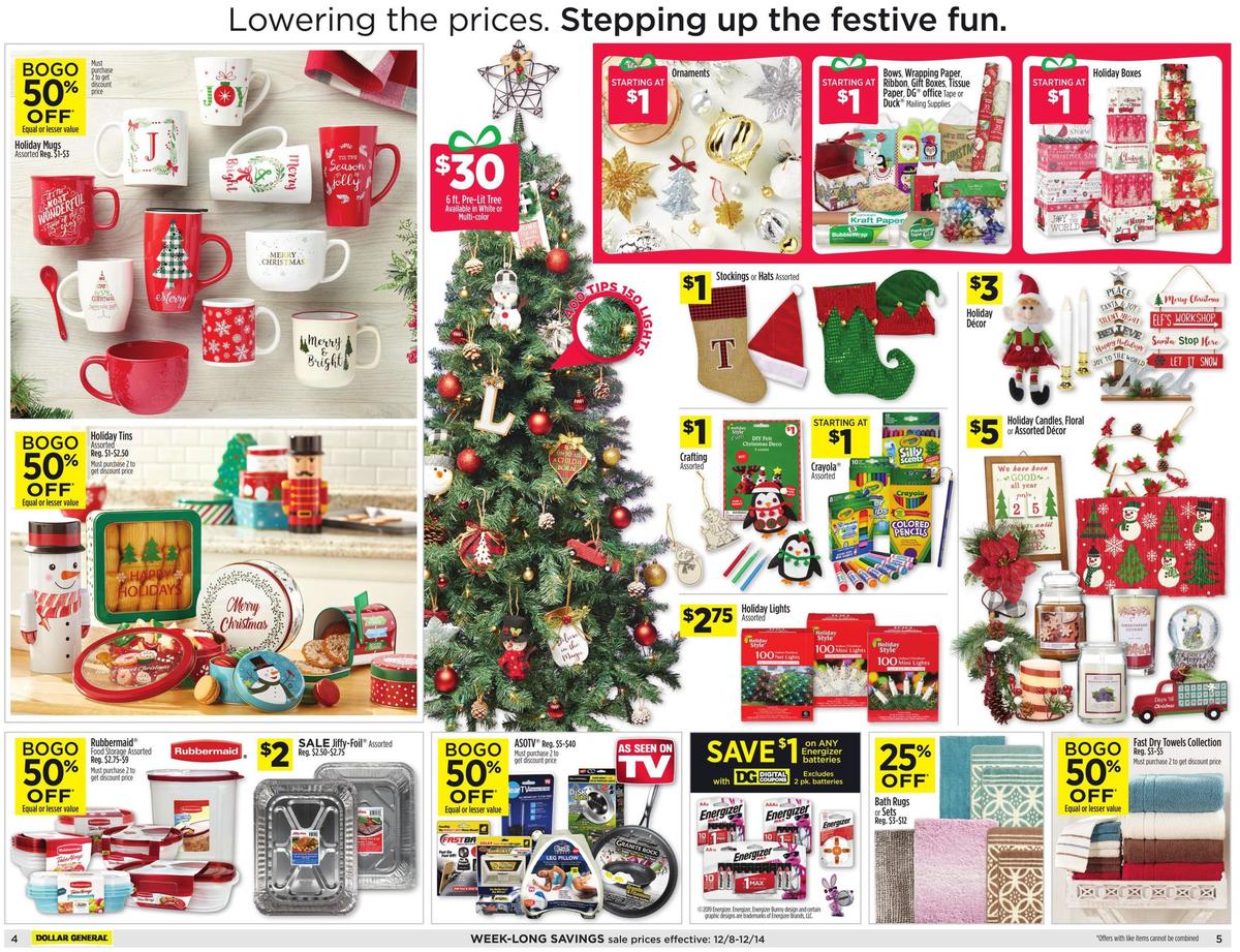 Dollar General Weekly Ad from December 8