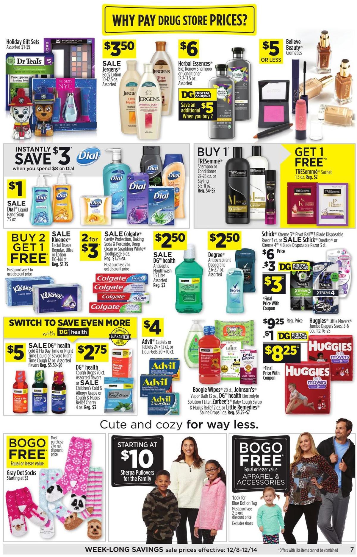 Dollar General Weekly Ad from December 8