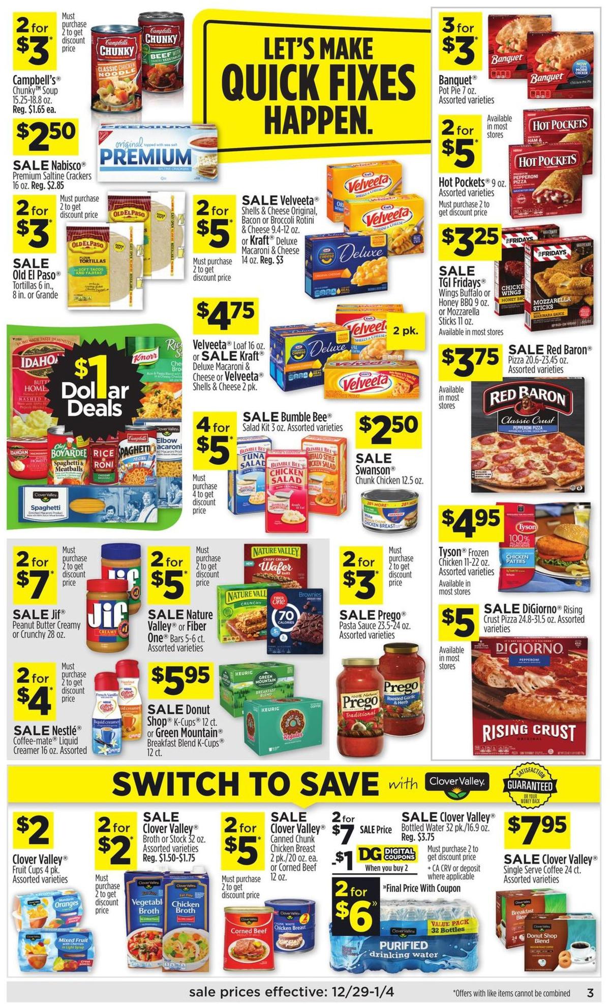 Dollar General Weekly Ad from December 29