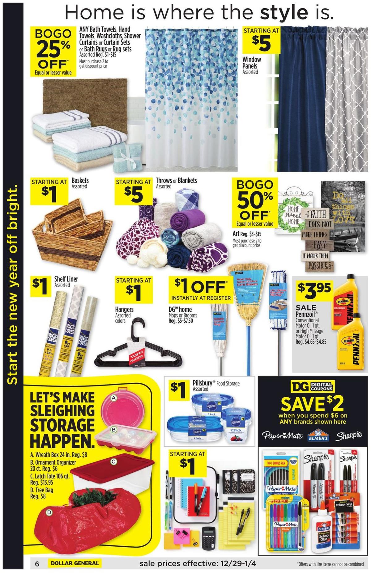 Dollar General Weekly Ad from December 29