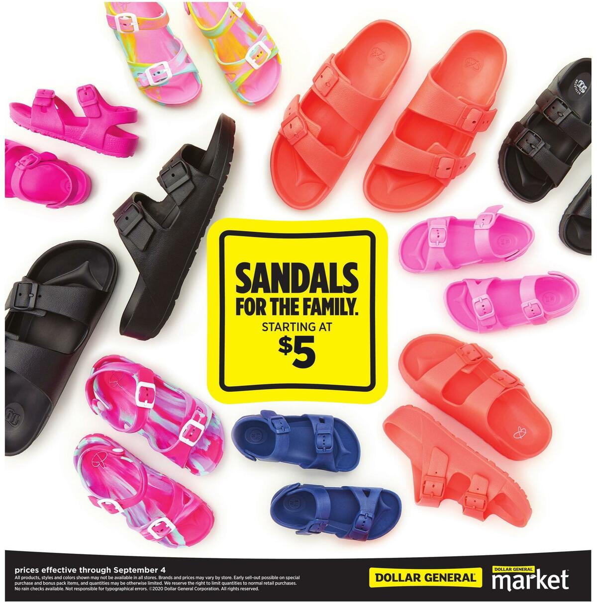 Dollar General Summer Apparel for the Whole Family Weekly Ad from April 23