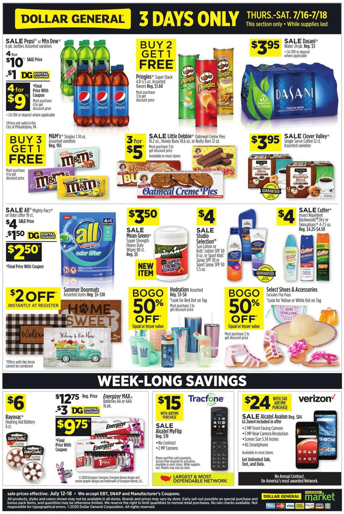 Dollar General Weekly Ad from July 12